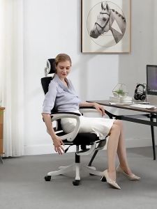 Office Chair Kursi Kantor Kursi Kerja Jaring Dengan Bantalan Tangan Kursi Tinggi Dengan Backrest Kursi Plastik Untuk Pengguna Hingga 150 Kg - Lazada