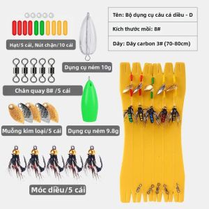 Weihe FISHING | Bộ Dụng Cụ Câu Cá Ruồi WEIHE 1 Món Móc Câu Thép Hợp Kim Có Ngạnh 4 Kiểu Phụ Kiện Câu Cá Cho Hoạt Động Câu Cá Ruồi