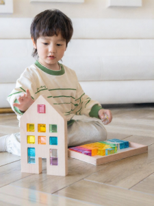 Spring buds | Acrylic High-Transparency Gem Building Blocks Early Education Sensory Toy