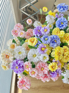 Hoa Sứa Vàng Nhiều Cánh RoomTour Trang Trí Nhà Hoa Tươi Giả Phong Cách Đồng Quê Hương Hoa Dại Bàn Ăn Hoa Tươi Giả