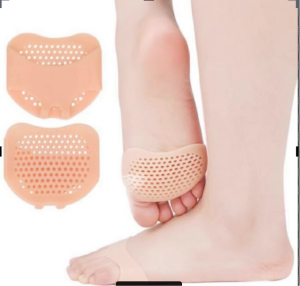 1 pair of front foot pads womens forefoot pads high heel foot covers metatarsal pain relief toe bursitis protector toe separator foot care