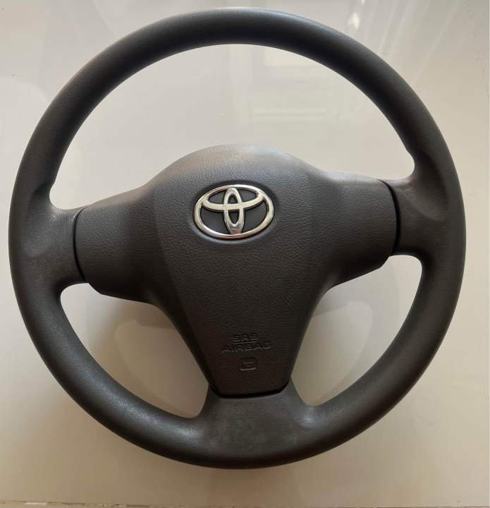 วงพวงมาลัย TOYOTA Vios สีเทา (มีAIRBAG) แท้ถอดญี่ปุ่น Lazada.co.th