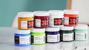 Màu Acrylic 3D 50ml vẽ trên mọi chất liệu màu đẹp tươi sáng an toàn.