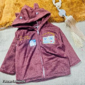 jaket bayi Lembut bulu mantel 6-24Bulan koher