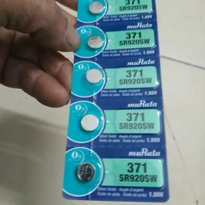 Vỉ 5 Viên Đồng Hồ oxit bạc muRata 371 SR920SW /muRata 371 SR626SW