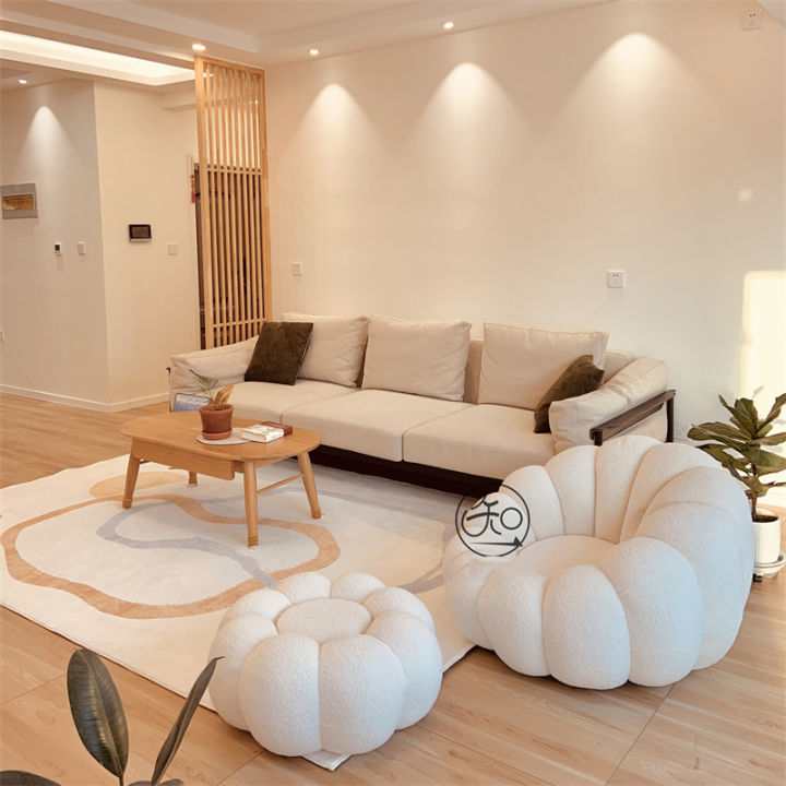 Affordable Luxury Fashion Pumpkin Chair Lazy Person Sofa Can Lie and ...