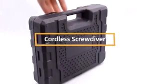 ELINK Paket Bor Baterai Cordless Mini Mesin Portable Obeng Screwdriver Electric - 47PCS Obeng Listrik Electric Screw Driver Multi-function Screwdriver Electric Drill Bor Listrik