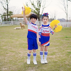 พร้อมส่งในไทย! ชุดปอมปอมเชียร์ลีดเดอร์ ชุดแอโรบิกเด็กผู้หญิง ได้ทั้งเซ็ท สำหรับใส่เต้น การแสดง ทำกิจกรรม