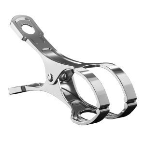 YQ Windproof Stainless Steel Clothesline Clip Large Clothespin Multi-functional Fixing Buckle for Drying Clothes And Quilts