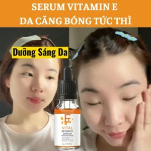 Serum Vitamine E Thần Dược Của Da Tác Dụng Dưỡng ẩm Chống Lão Hóa Xóa Mờ Nám Tàn Nhang Giúp Da Trẻ Đẹp Trắng Sáng