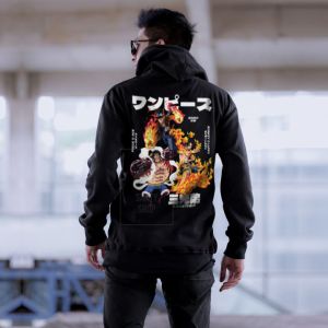 Sweater Hoodie One Piece Portgas D Ace Sabo Monkey D Luffy Sweater Anime Jepang Jaket Manga Jepang Sakty shop