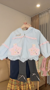 Quần Legging Thun Tăm Dày Ống Loe Co Giãn Bé Gái 8 ~ 21kg - KimKim Kids