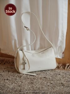CHIO‘2ND | Retro Minimalist Brown Faux Leather Baguette Bag