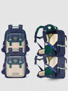 Caran·Y | Ba Lô Học Sinh Nhẹ Gọn Ergonomic Dạng Accordion