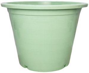 กระถาง กระถางต้นไม้ กระถางพลาสติก เบอร์ 12 นิ้ว สีเขียวพาสเทล 25 ใบ ชิ้น อัน