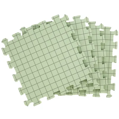 Foam Thick Blocking Boards Kit with Grids Blocking Mat and T-Pins Easy to Install Handmade Knitting And Crochet Accessories
