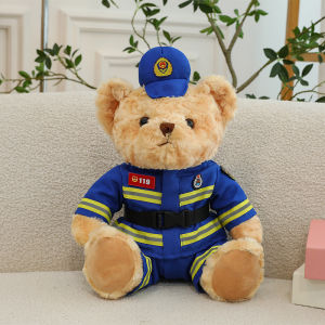 GUAIBUDIAN | Police Officer Teddy Plush Toy