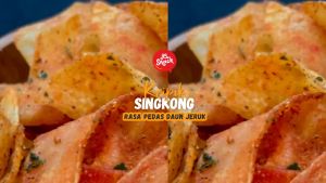 Yasnack Keripik Singkong Pedas Daun Jeruk/Kripset/500gr