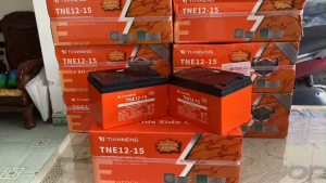 Combo 2 bình Ắc quy xe đạp điện TIANENG 12-15(12V-15AH) có thể dùng cho loa kéo năng lượng mặt trời