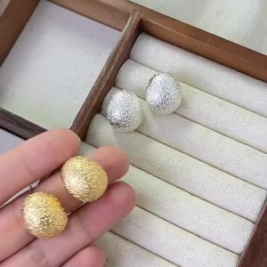 Matte Finish Dramatic Curved Ear Cuffs – European New Design Alloy & 925 Sterling Silver Earrings for Women Luxury Minimalist Chic