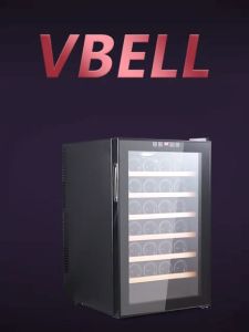 ตู้แช่ไวน์ Oppo2019 ตู้ไวน์ ตู้เก็บไวน์ | Wine Cellar 28ขวด ความจุ อุณหภูมิ 11-18°C หน้าจอแสดงผล ไฟLED ชั้นวางไม้บีช ดูดซับกลิ่น ตู้แช่เย็น จอแสดงผลดิจิตอล กระจกนิรภัย Stainless Steel ตู้แช่ไวน์คุณภ