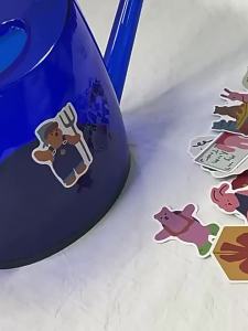 Bộ 50 Miếng Dán Hoạt Hình Disco Cowgirl Dành Cho Scrapbooking Đàn Guitar Sổ Tay Ốp Điện Thoại DIY Trang Trí Cắt Dán Chất Liệu
