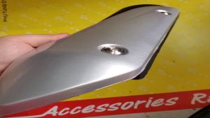 Ốp pô CSR hoặc Lead cũ - che pô xe CSR - Lead cũ kèm ốc inox và lông đền đỏ loại tốt (MS04)