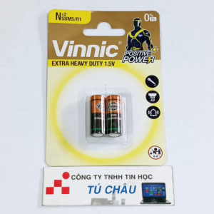 Pin LR1 R1 SIZE N SUM5 910A E90 UM5 - 1.5V (Hiệu VINNIC Extra Haeavy Duty) / Vĩ 2 Viên