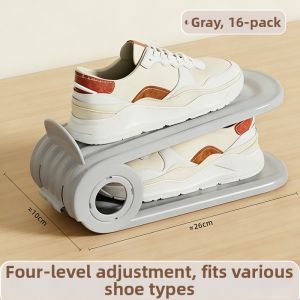 XUANG | Adjustable Double Layer Space Saving Shoe Rack