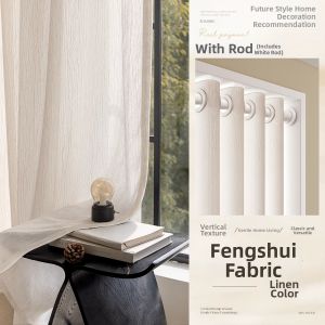 WEILAISHI | Translucent Privacy Curtain Linen