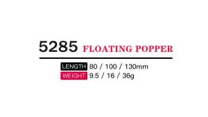 Kingdom | Mồi Câu Nổi Kingdom Floating Popper 9.5g 16g 36g Nước Mặn Mồi Nổi Mặt Nước Với Móc Câu Ba Ngạnh Siêu Bền 3X Dành Cho Cá Bass Cá Hồi - Mồi Giả Cứng