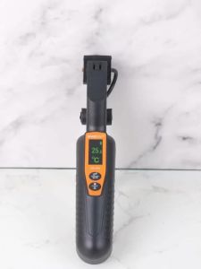 SWEVY | SWEVY High Accuracy Clamp On Thermometer Probe -50 To 150 Degrees Celsius 40mm Large Jaw Clamp With Screen Flip Function