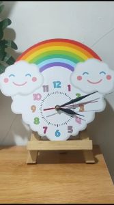 RC - 178 Jam Dinding Karakter AWAN/CLOUD Hiasan Dinding Ukiran Timbul Aesthetic terbaru