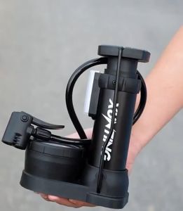 Bơm xe máy xe đạp nhỏ gọn đầu van đa năng Bơm Xe Đạp Áp Suất Caobơm xe đạp xe máy  Máy bơm di động AV / FV bàn đạp chân máy bơm Phụ kiện xe đạp