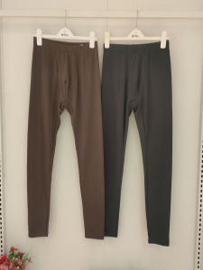 Mens Single Piece High Elasticity Moisture Wicking Stretchable Thermal Autumn Pants Comfortable Soft Non-deformable FLT4A6