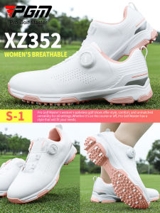 รองเท้ากอล์ฟ PGM สำหรับผู้หญิง ฤดูร้อนปี 2024 ระบายอากาศได้ดี สวมใส่สบาย สวมใส่สบาย ป้องกันการลื่น รองเท้ากีฬาพิเศษ