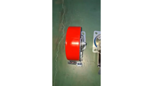 Roda Lori 6 inch / 150 mm Rem Multi Arah Besi Caster Troli - Trolley BRAKE Castor Wheel LEGION