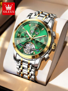 OLEVS | Green Sub-dial Automatic Multi-functional Mens Watch
