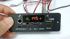 【Original+24hours delivery】Bluetooth Decoder Board BT5.0 FM Radio 2*10W Amplifier DC 5V 6.5mm Microphone TF USB Car Audio Music Player Speakers Volume Control DIY
