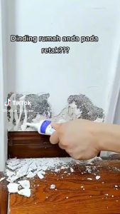 Dempul Penambal Tambal Dinding Bocor Tembok Retak Anti Air 250ml - Pasta Krim Tambal Dinding Retak – Cream Dempul Tembok Dinding - Dempul Padat Ajaib Serbaguna - Dempul Tambal Lubang Pipa Ac - Dempul Penambal Lubang Multifungsi - Pasta Dinding Cream COD