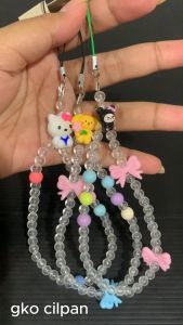 STIPA Gantungan HP Mote Kecil Panjang Karakter Ganci Kunci Tas Motor Charm Souvenir Cute Keychain San rio Strap LZ