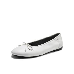 Belle | Bow Tie Genuine Leather Ballet Soft Soled Flats New Arrival