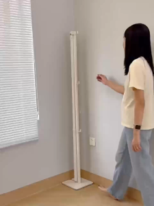 Foldable Clothes Drying Rack Multi-Functional Coat Rack Floor Standing Retractable Design for Bedroom Balcony