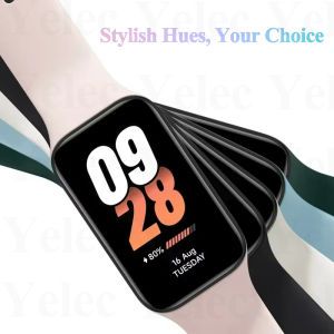 Silicone Strap for Xiaomi Smart 8 Active Integrated Band and Case for Smartwatch Mi Band  8 Active