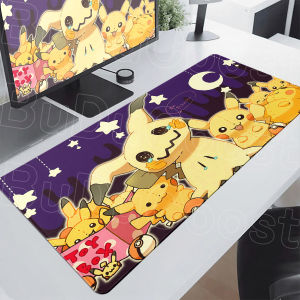 Bandai | Kawaii Mimikyu Speed Gamer Keyboard Japan Anime Pokemon Mousepad 1000x500mm Large Computer Table Decoration Office Anti-slip Mat