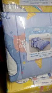 ชุุดผ้าปูที่นอน+ผ้านวม ชินนามอนโรล ลิขสิทธิ์แท้ ชินนาม่อน ผ้าปูที่นอนฟาวเทน ของแท้ การ์ตูน ผ้าห่ม ผ้านวม ครบชุด