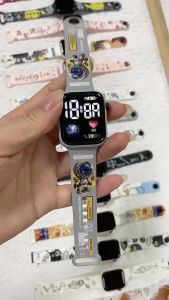 Jam Tangan Anak Karakter LED Motif Kartun Gelang Anak Perempuan Laki Laki Silikon Tahan Anti Air Murah Lucu Umur Usia 3 4 5 6 7 8 9 10 tahun