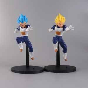 Bandai | 18cm Anime Dragon Ball Figure Goku Vegeta Figure Super Saiyan Figurine Statue Model PVC Collection Desktop Action Figure Toy Kid