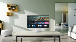 Samsung  SMART VISION AI Monitor M8 M80F 32" 4K UHD (White) HDR10+TV APPS/  C/W SLIM FIT CAMERA /BUILT-IN SPEAKER /HEIGHT ADJUSTABLE PIVOT & TILT