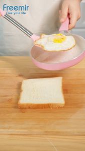 freemir Wajan Mini 16 cm Pink/Cream Cetakan Telur/OmeleteBahan Food Grade Berkualitas food grade